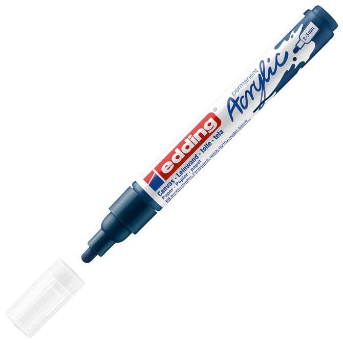 Marker akrilni 2-3mm edding 5100933 tamno plavi