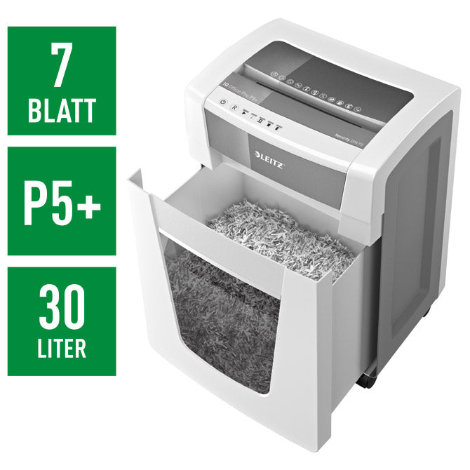 UNIŠTAVAČ DOKUMENTACIJE   7 LISTOVA IQ OFFICE PRO LEITZ 80040000 BIJELO/SIVI