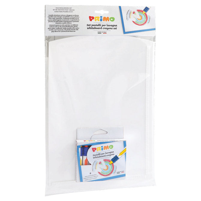 PLOČA PP PIŠI-BRIŠI 24X31CM PLUS BOJE VOŠTANE 8BOJA CMP.1302WSET BLISTER