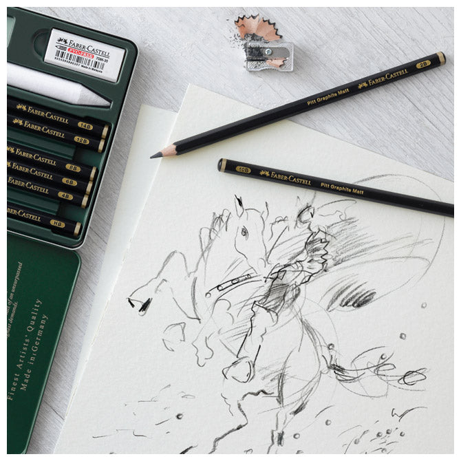 SVINČNIK GRAFITNI 12B PITT GRAPHITE MATT FABER-CASTELL 115212