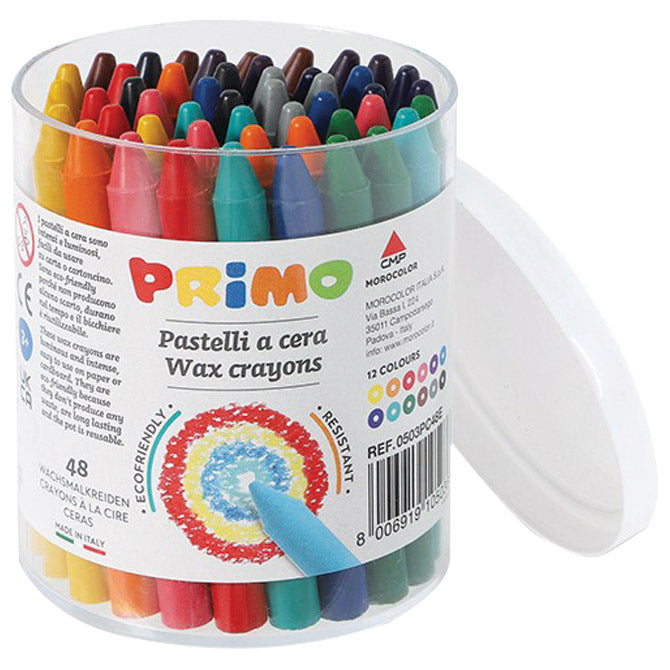 Boje voštane 48boja pvc čaša cmp.0503pc48e
