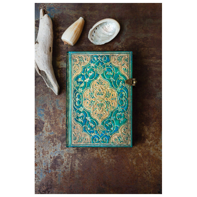NOTES 13X18CM-MIDI CRTE  88L BEZ ZATVARANJA TURQUOISE CHRONICLES FLEXIS PAPERBLANKS FB8226-2