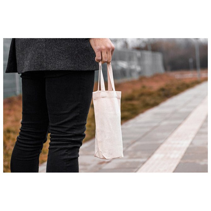 VREĆICE ZA VINO PLATNENA 17X27CM NICE EASY 268013 NATUR
