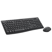 TIPKOVNICA PLUS MIŠ BREZŽIČNI MK295 LOGITECH TEMNO SIVA