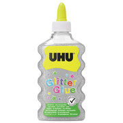 LEPILO GLITTER GLUE 177ML UHU SREBRNO