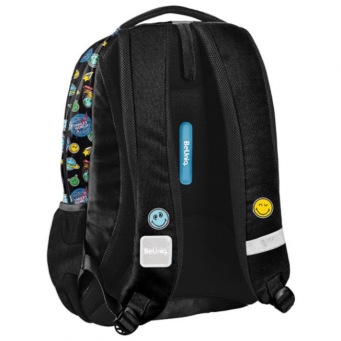 RUKSAK ŠKOLSKI ANATOMSKI SMILEY BEUNIQ SM24LH-2808 CRNI