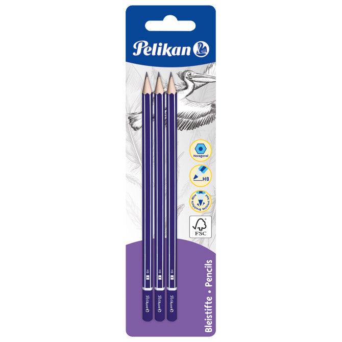 OLOVKA GRAFITNA HB STANDARD PK3 PELIKAN 978841 BLISTER