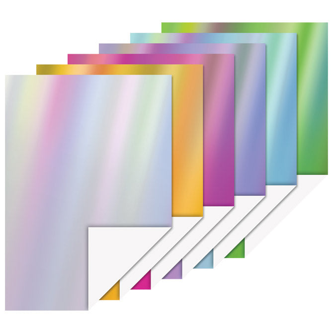 PAPIR UKRASNI  HOLOGRAM 24X34 CM 6X120G PLUS 6X250G HEYDA 20-47155 SORTIRANO