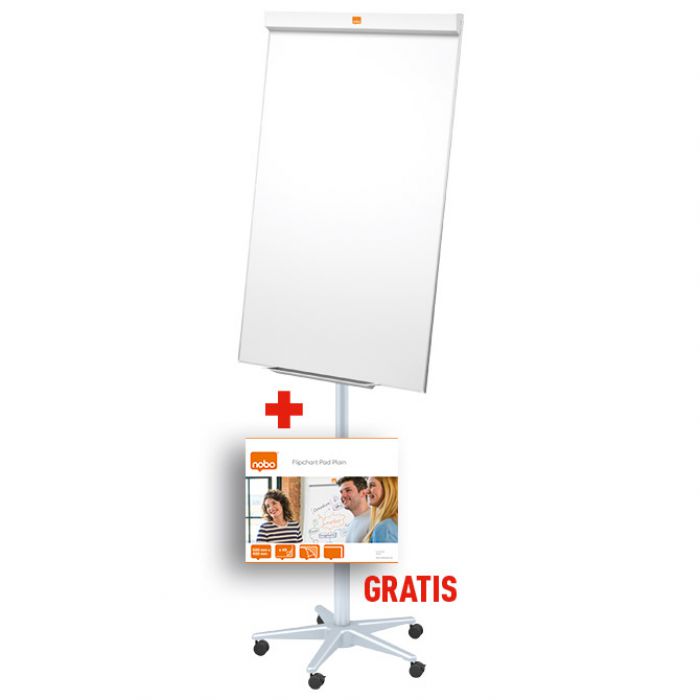 STALAK FLIPCHART PLUS BIJELA PLOČA POMIČNI 70X100 CM BARACUDA NOBO 1902386  PLUS  GRATIS 34631170