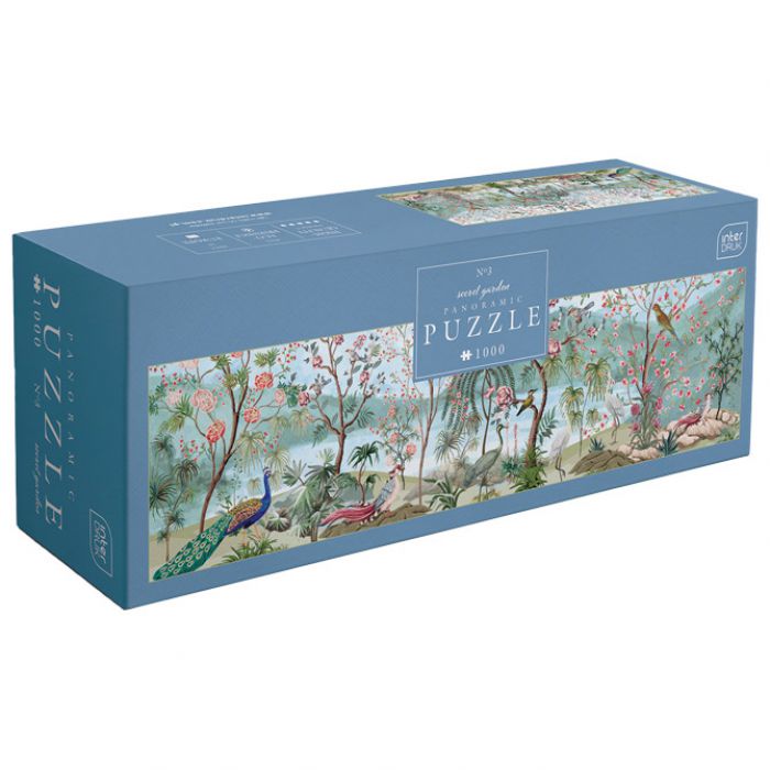 PUZZLE 1000 KOM (PANORAMA) SECRET GARDEN 3 INTERDRUK