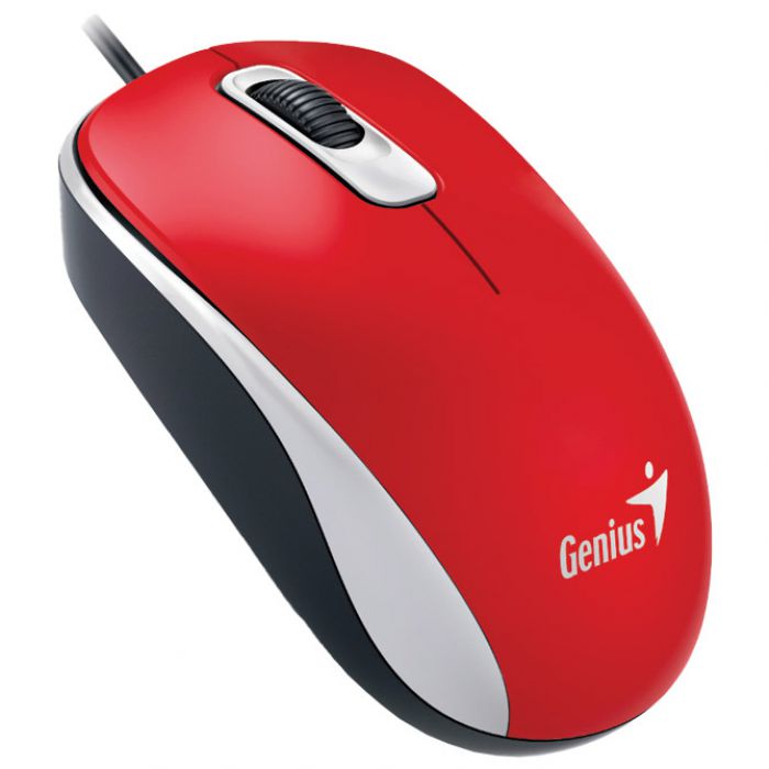 Miš usb 3tipke optički DX-110 Genius crveni