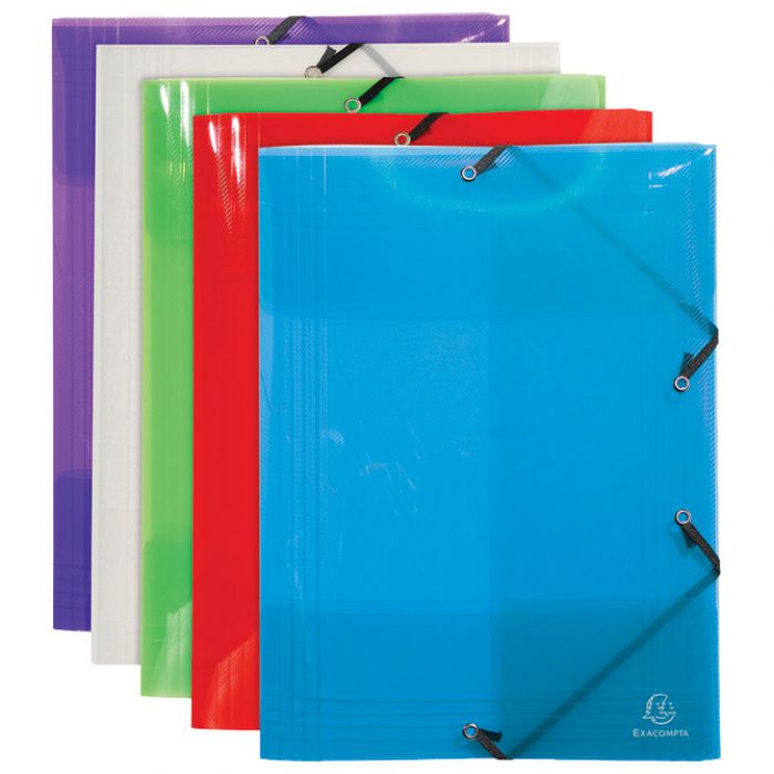 FASCIKL KLAPA S GUMICOM PP A3 EXACOMPTA 59700E SORT