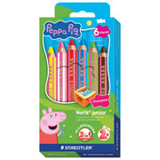 BOJE DRVENE  6BOJA JUMBO 3U1 NORIS JUNIOR PEPPA PIG STAEDTLER 140 C6 L1