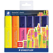 SIGNIR 1-5MM CLASSIC STAEDTLER 364 SWP6P 6BOJA (4 PLUS 2GRATIS) BLISTER