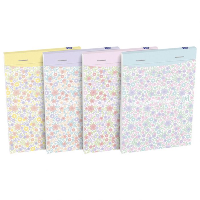 BLOK ZA BILJEŠKE A6 CRTE 80L S NASLOVNICOM FLORAL PASTEL OXFORD 400094827 SORT