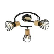 Rasvjeta Spot Black+Wood 3 Ferotehna
