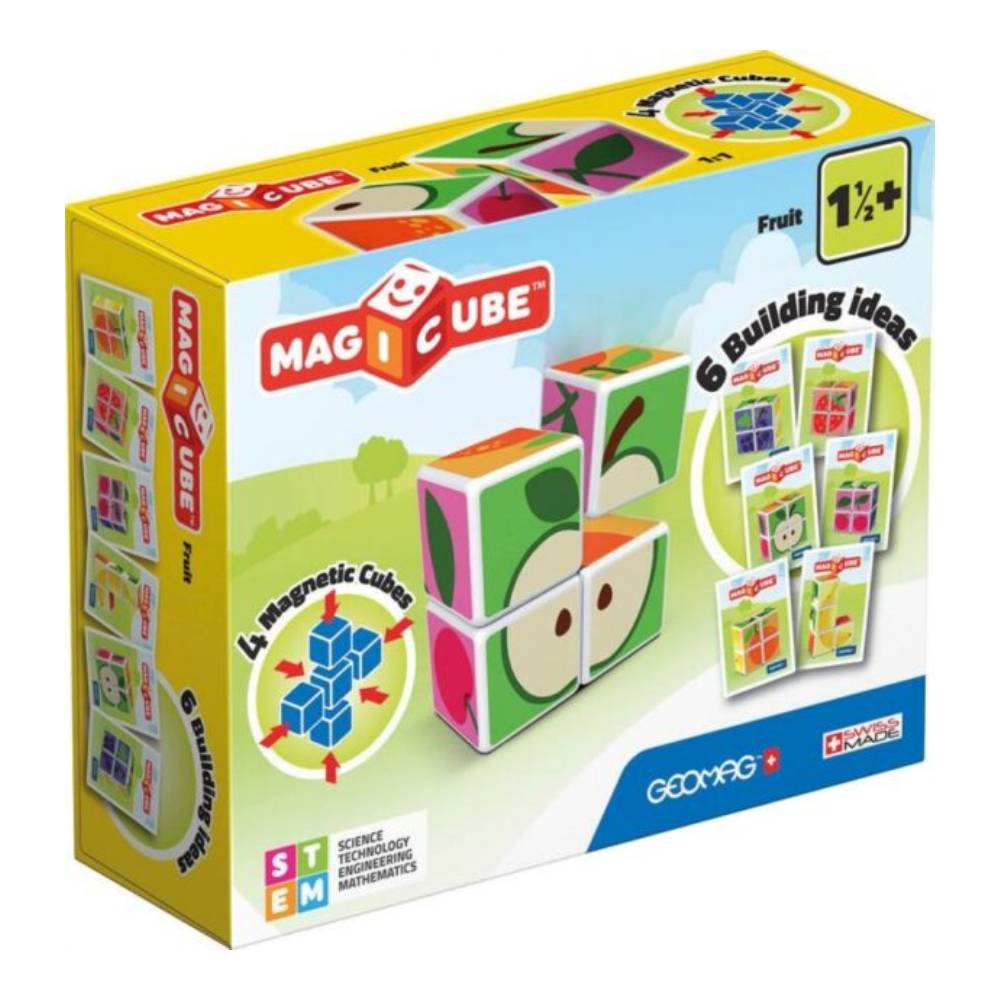Geomag magnetne kocke i kartice, Voće 7 kom