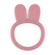 PETITE&MARS Silikonska grickalica za zube Bunny 0 m+, Dusty Rose