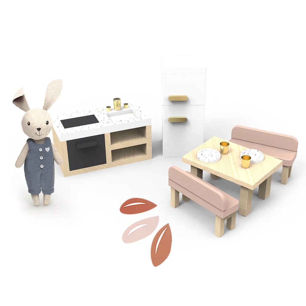 Speedy Monkey Drvena igra Doll Kitchen