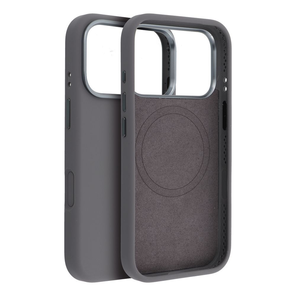 iPhone 17 Pro Max Forcell F-Protect Frame Premium maska kompatibilna s MagSafeom – siva