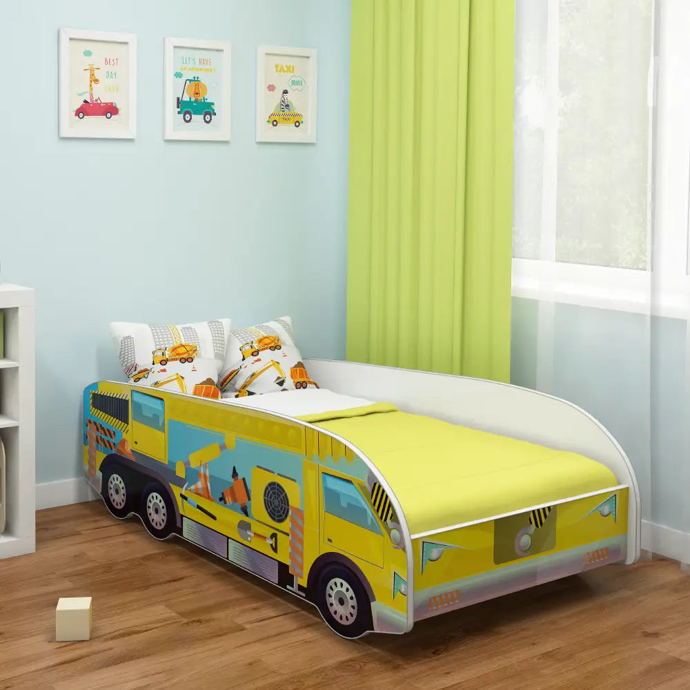 Dječji krevet ACMA TRUCK 180x80 cm 02 Dizalica