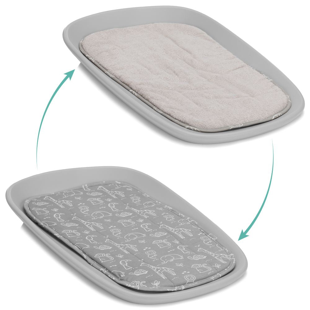 Fillikid navlaka za podlogu za prematanje Eva 61x36 cm, Safary grey