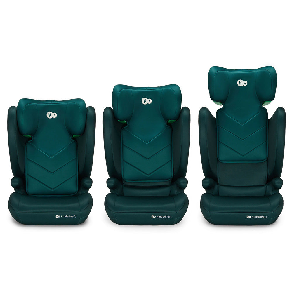 Kinderkraft autosjedalica I-Spark i-Size 15-36 kg (100-150 cm), Green
