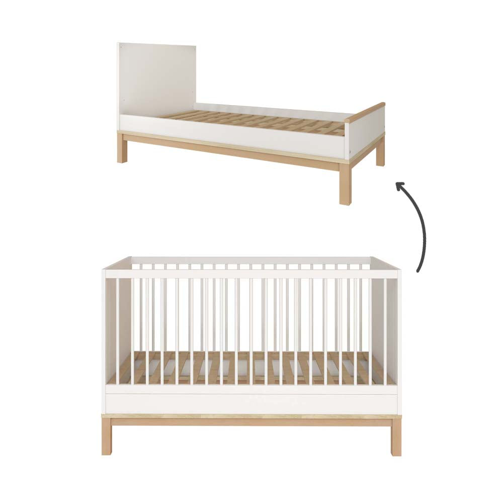 Faktum Loop kinderbet/krevet 140x70 cm, White-Oak