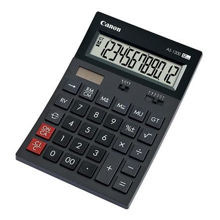Canon AS1200HB kalkulator Stolno računalo Osnovni kalkulatori Sivo
