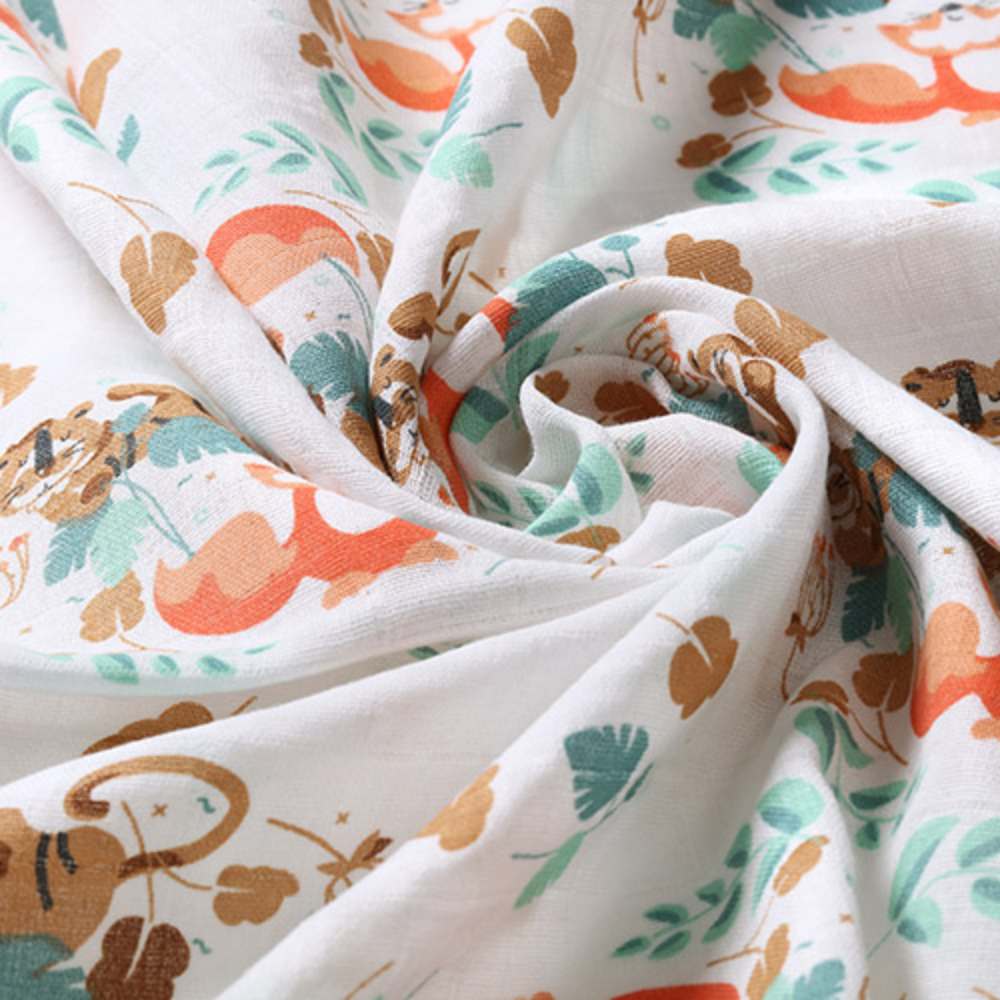 BabyOno Tetra pelene Muslin Jesen, zelena