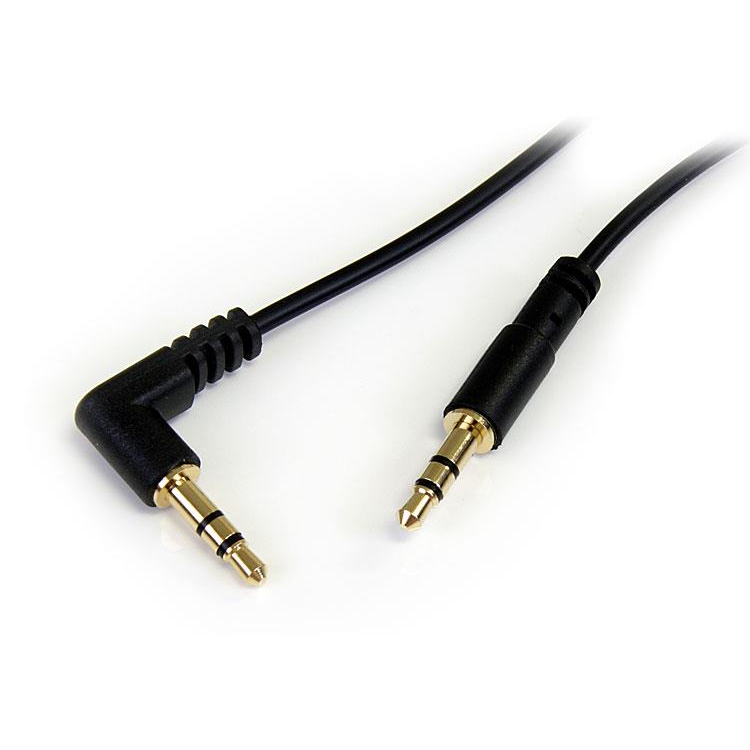 StarTech.com MU6MMSRA audio kabel 1,8 m 3.5mm Crno