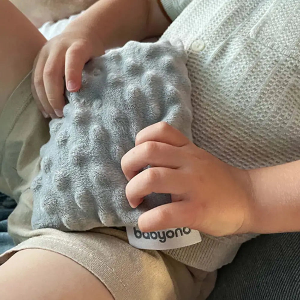 BabyOno Jastučić s košticama trešnje, siva