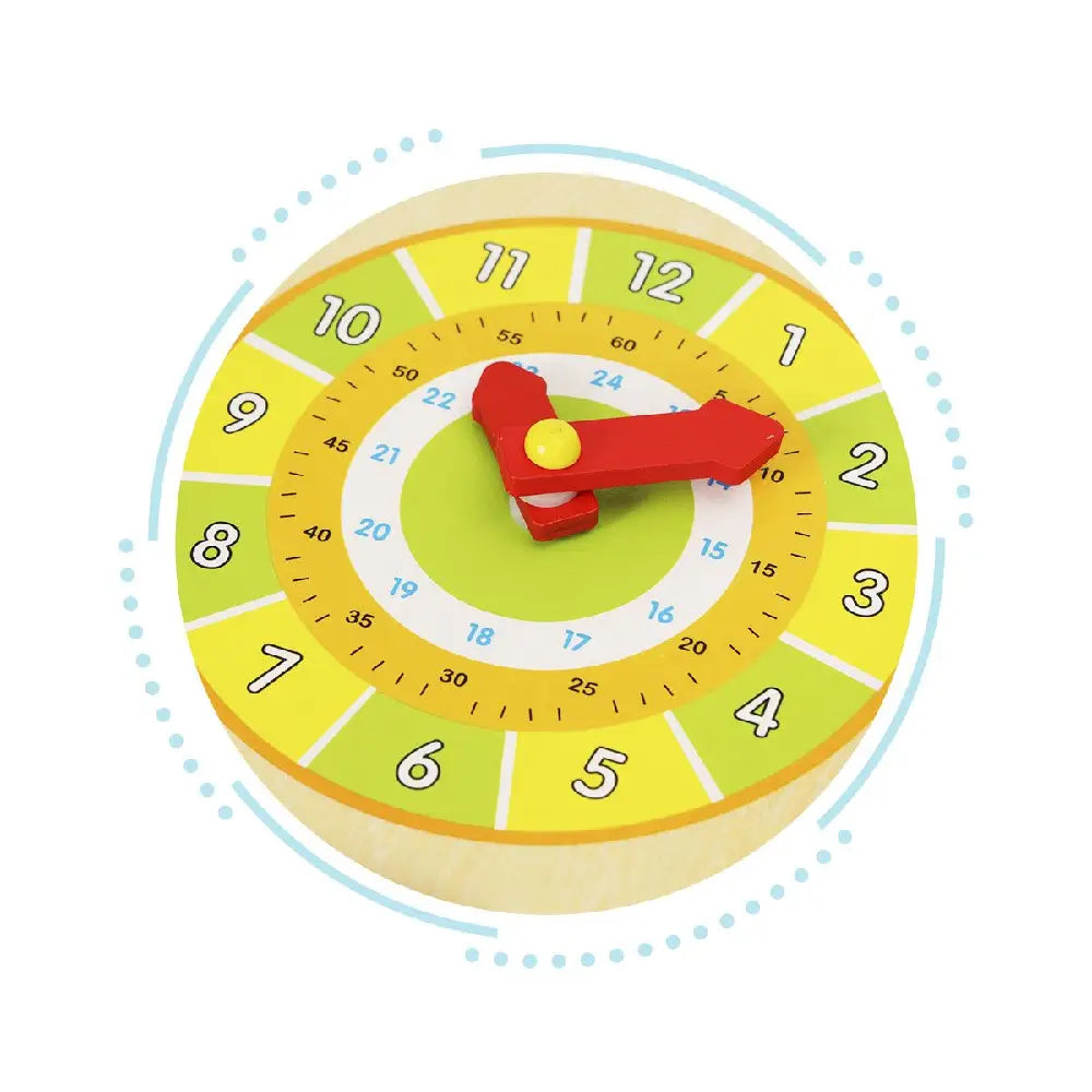 Ecotoys Drvena edukativna ploča kalendar na engleskom jeziku