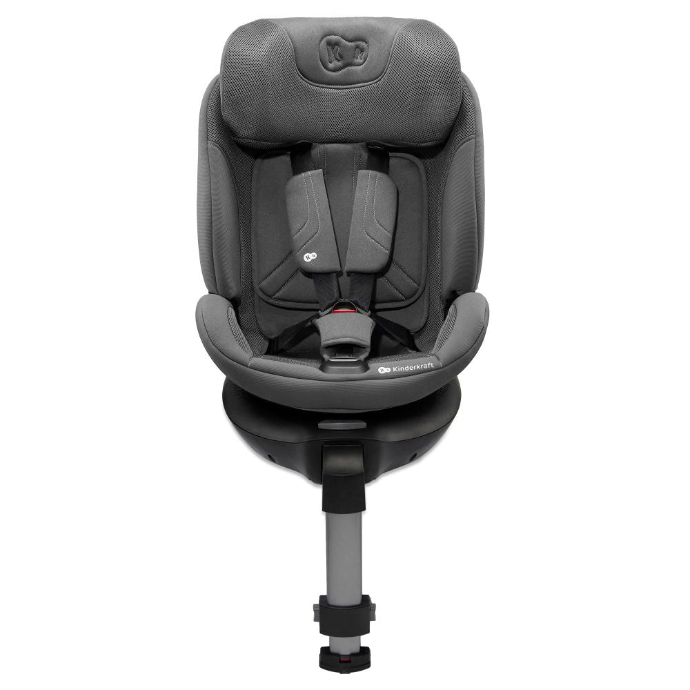 Kinderkraft autosjedalica XRIDER 2 i-Size 0-36 kg (40-150 cm) 360, siva
