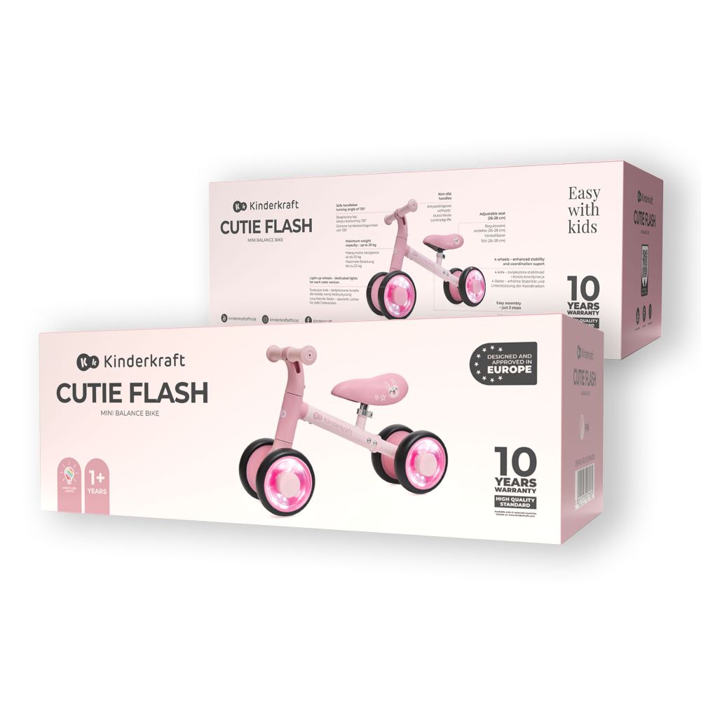 Kinderkraft Bicikl Cutie Flash, Pink