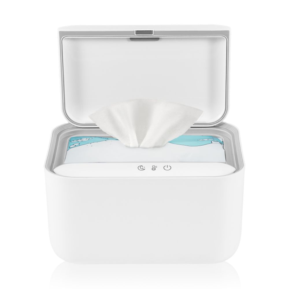 Lionelo BabyBliss grijač vlažnih maramica, White