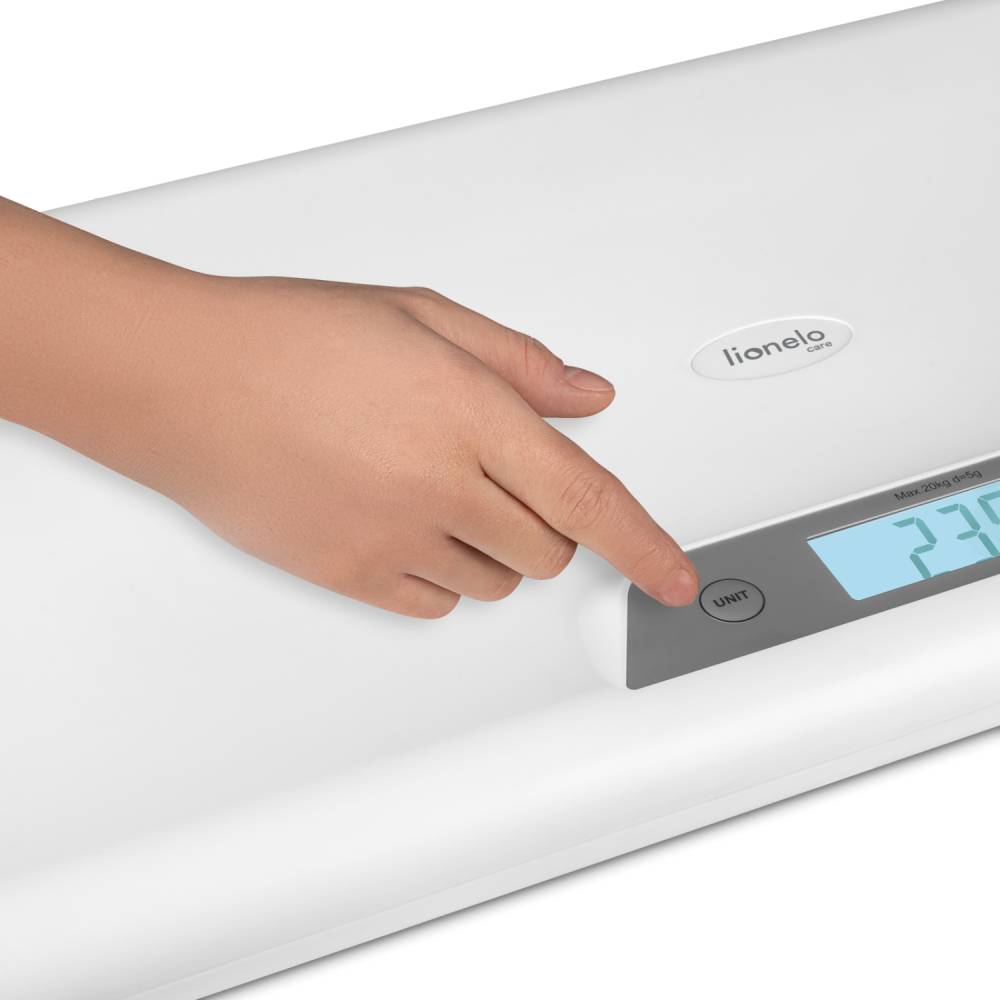 Lionelo digitalna vaga za bebe Babybalance, White