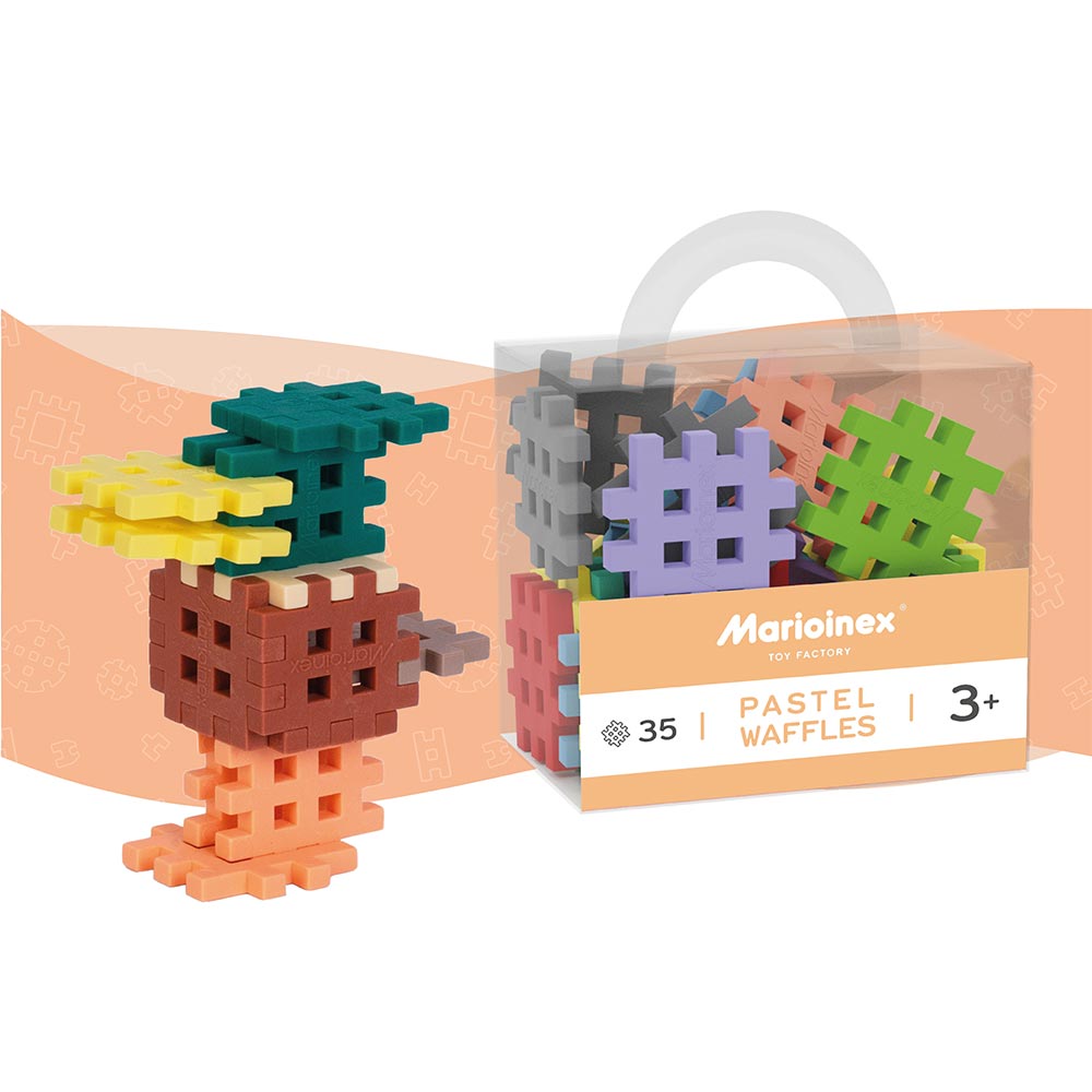 Marioinex Mini Waffle Pastel 35 kom
