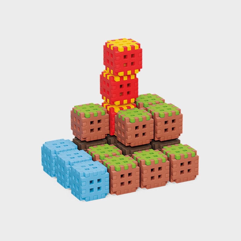 Marioinex Waffle Green blokovi 142 kom