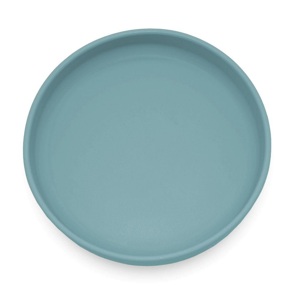 PETITE&MARS Silikonski tanjur s vakuumom 6 m+ Take&Match, Frosted Sky