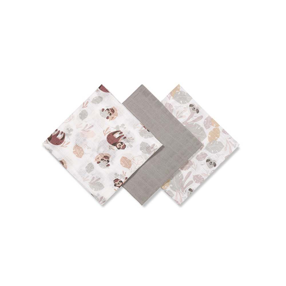 BabyOno Tetra pelene Muslin Ljenjivac, sive