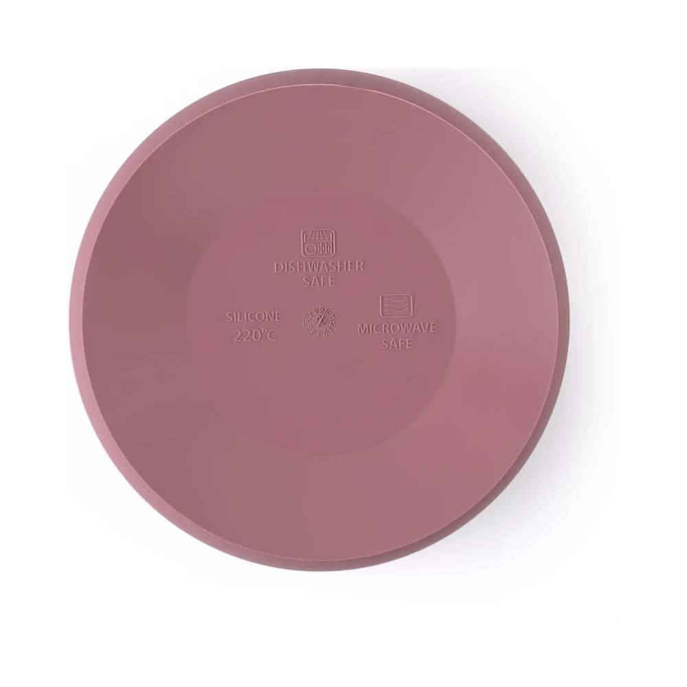 PETITE&MARS Silikonska zdjelica s vakuumom 450 ml Take&Match 6 m+, Dusty Rose