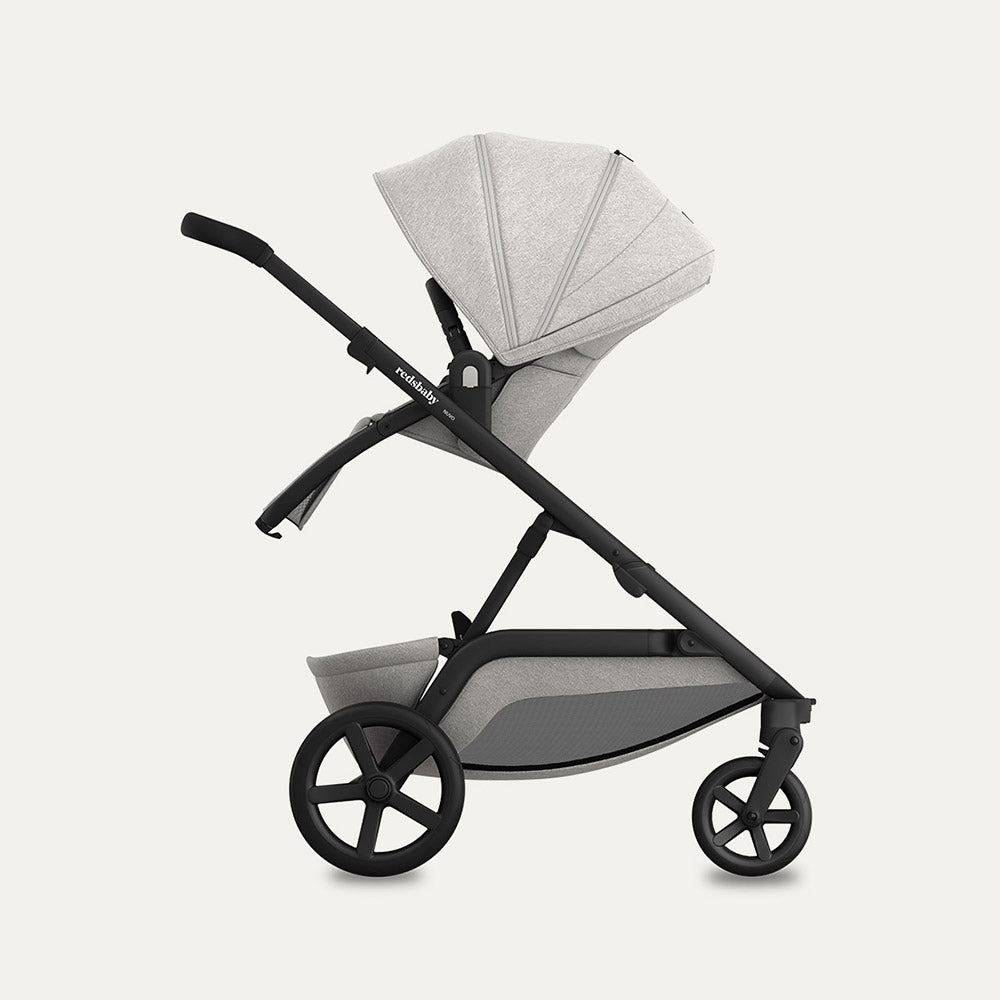 REDSBABY NUVO Twin dječja kolica 2u1 Gun Metal, Pebble M