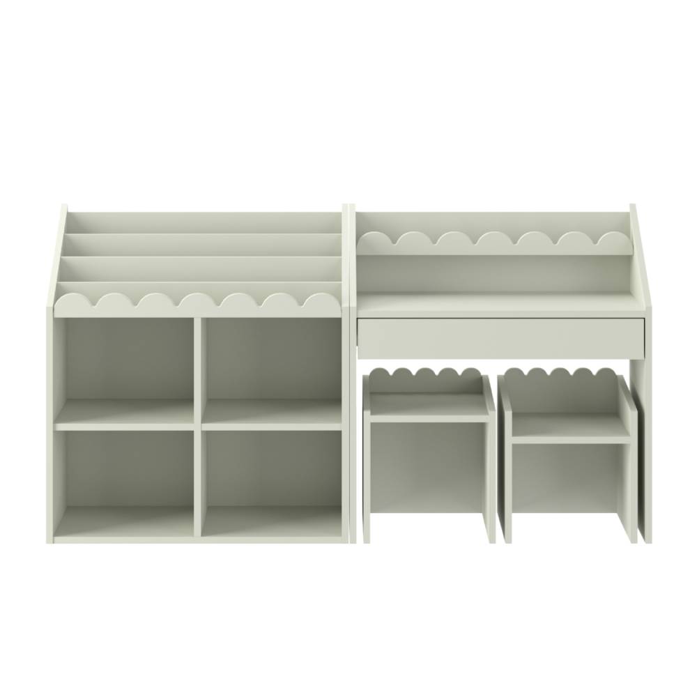 Bellamy Book Nook Montessori stol, sage