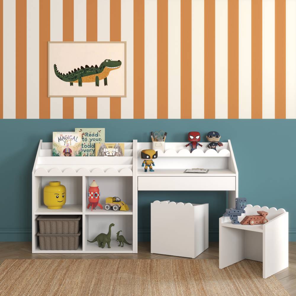 Bellamy Book Nook Montessori stolica, snow