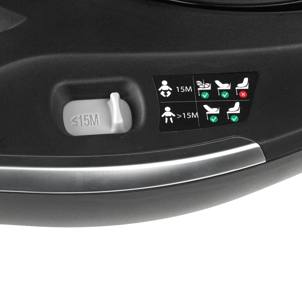 JANE Rotirajuća Isofix baza za Komibaby (40-87cm)/Kombikid (40-105cm), Gris Carbono