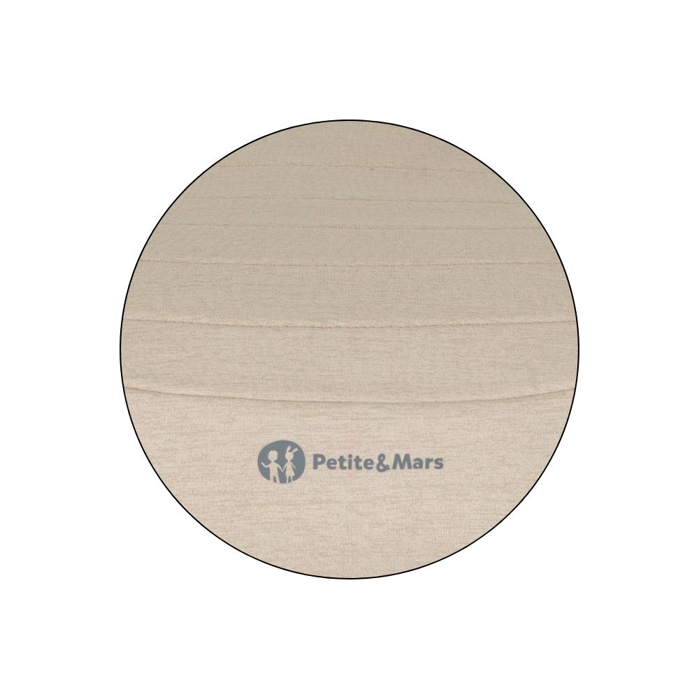 PETITE&amp;MARS booster autosjedalica Zuno (125-150 cm) bez Isofix-a, Sage Beige