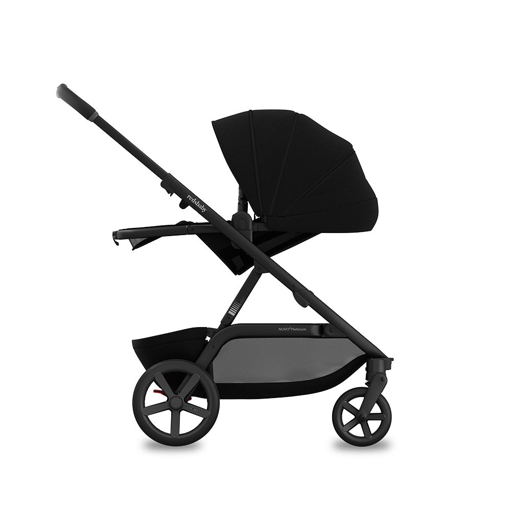 REDSBABY NUVO 2 Single dječja kolica 2u1, Platinum Black