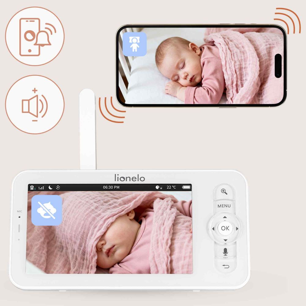 Lionelo baby monitor dvosmjerni Babyline 9.2 Al