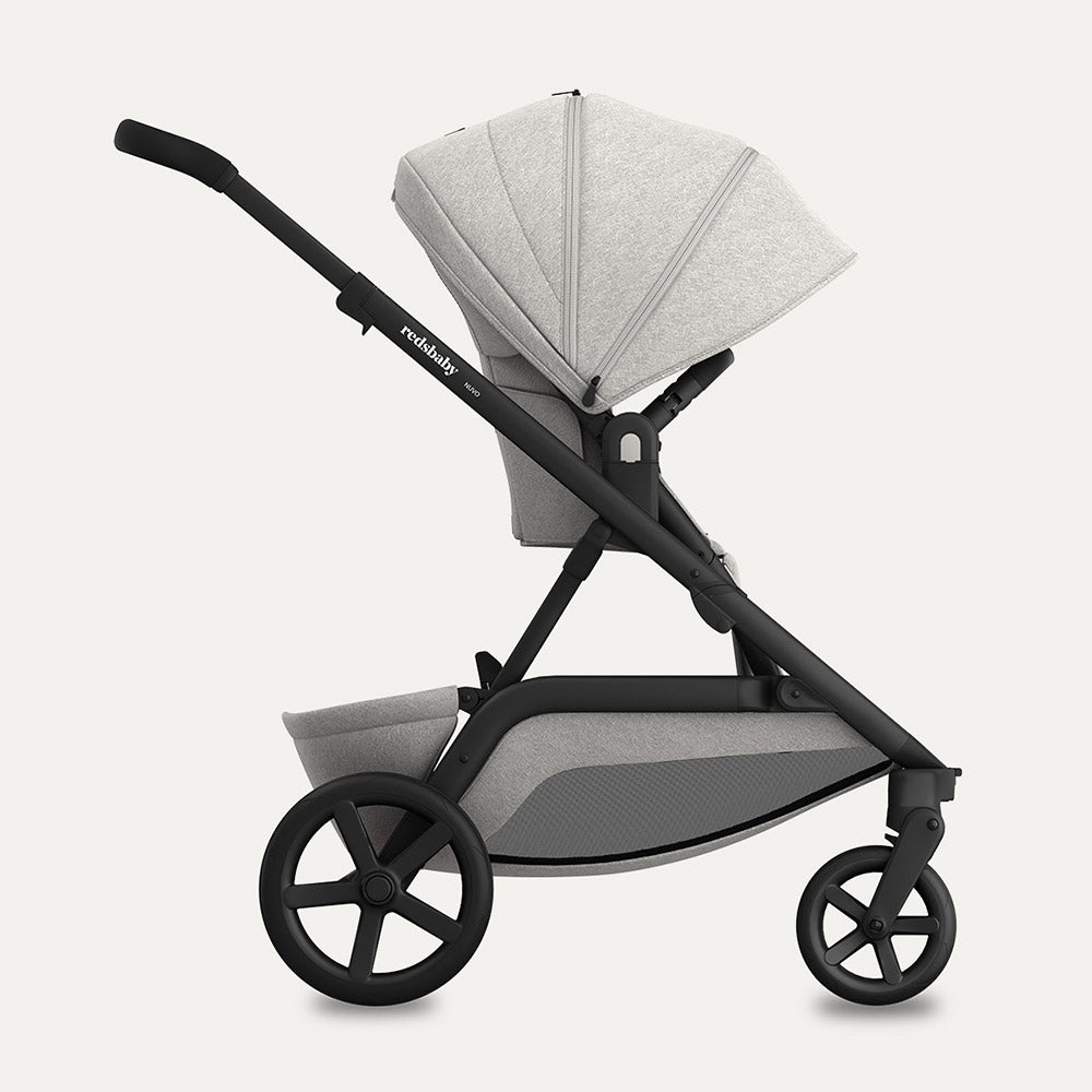 REDSBABY NUVO Twin dječja kolica 2u1 Gun Metal, Pebble M